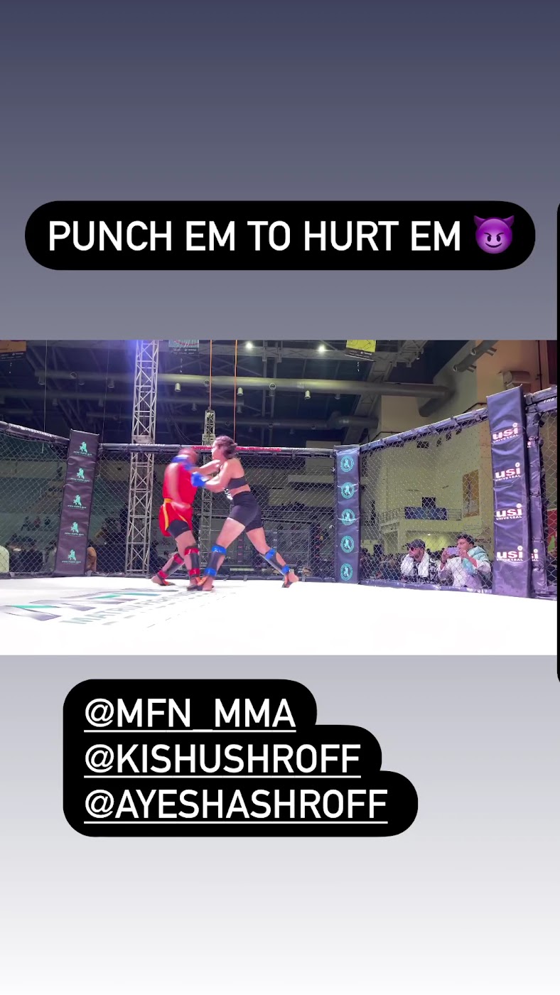 K MMA — In the cage